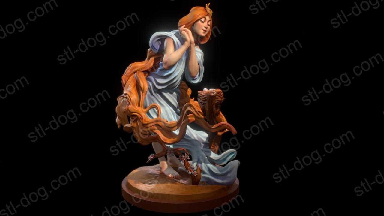 春天(Spring) 3D打印模型图纸